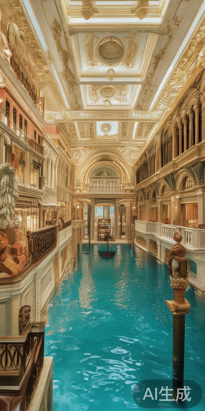 作为澳门的标志性建筑之一，澳门威尼斯国际度假村以其